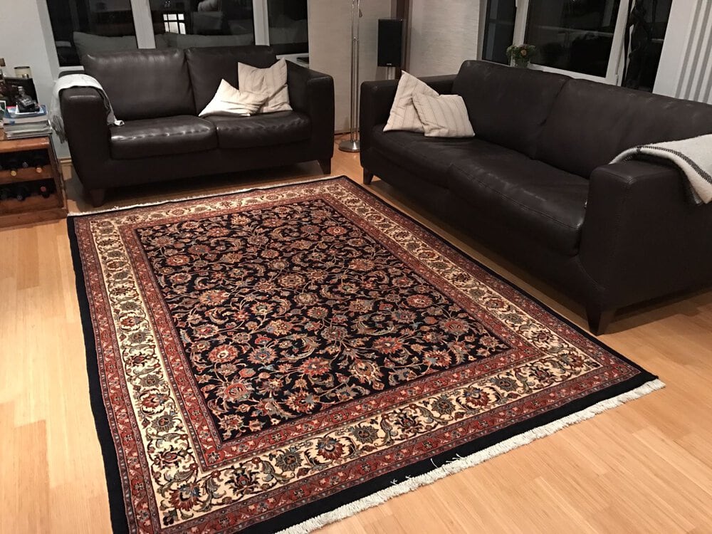 Perserteppich im Showroom